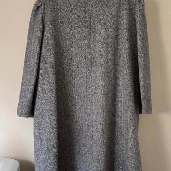 J&H Fashions Vintage Women's Herringbone Wool Coat - Picture 14 of 14